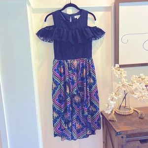 Speechless Kids - 16 - Cold Shoulder - High Low, with Shorts